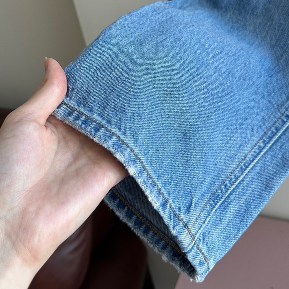 Denim Forum The Joni High Rise Loose 29L Jeans, Size 25, Medium Wash Denim - Picture 11 of 16